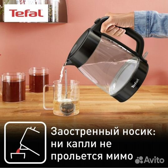 Чайник электрический Tefal стеклянный