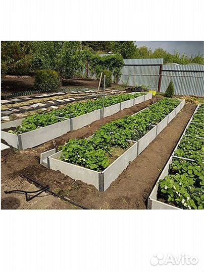 Грядки из шифера. Готовые комплекты