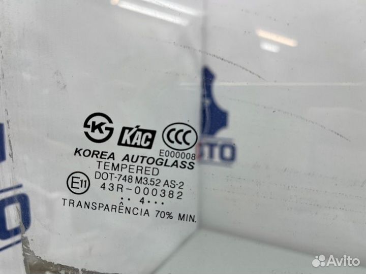 Стекло двери переднее правое Hyundai Sonata IV