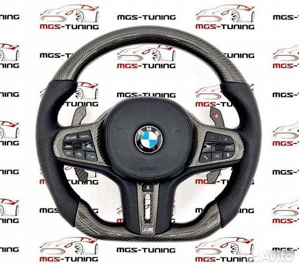 Руль + подушка BMW X6 G06 стиль M карбон X6M