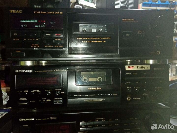 Дека кассетная Teac R-565 с автореверсом