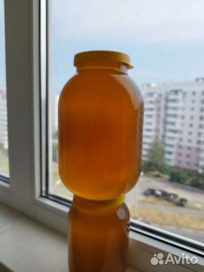 Мед цветочный с рапсом. Бесплатная доставка