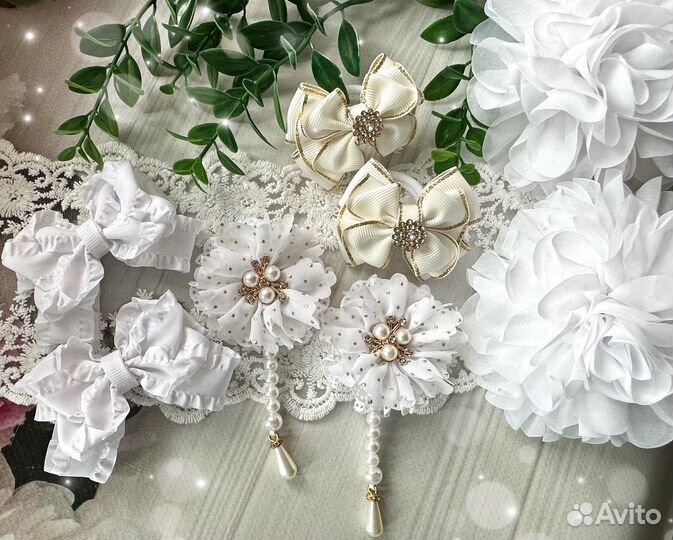 Бантики в школу/ школьные банты/на 1 сентября