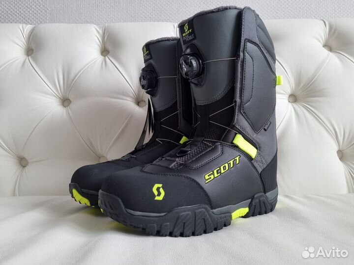 Мотоботы снегоходные scott X-Trax Evo yellow neon