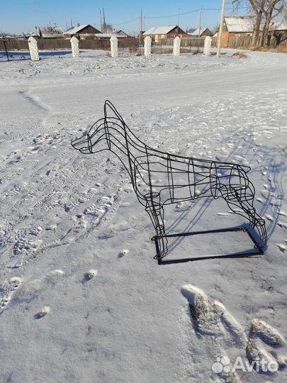 Новогодняя Фигура из проволоки