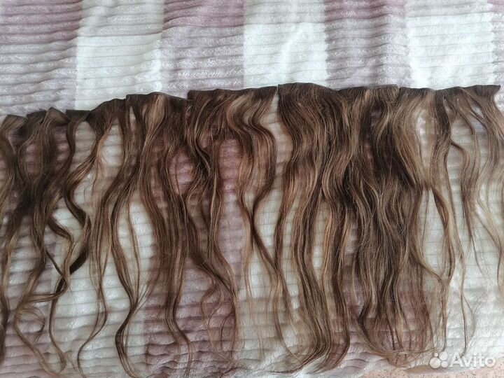 Продам волосы на заколках натуральные
