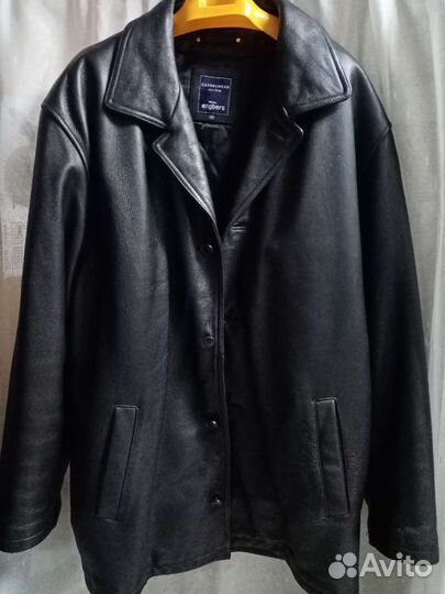 Кожаная куртка мужская. Германия. Размер 52-54