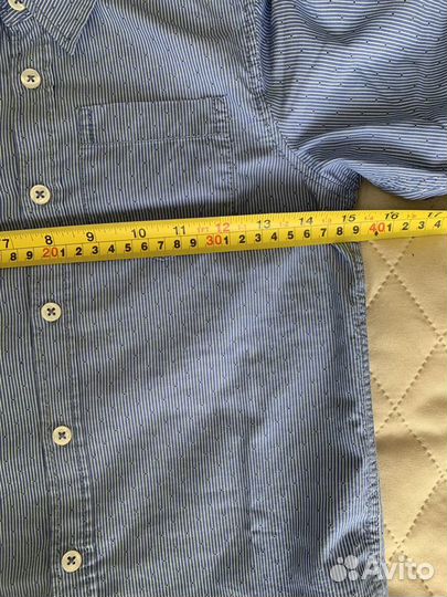 Рубашка хлопковая 116-122