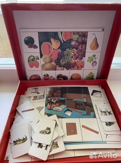 Настольная игра лото на 4 языках