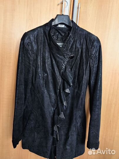 Полупальто женское демисезонное черное 46 48