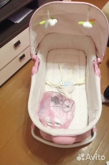 Качели шезлонг для новорожденных