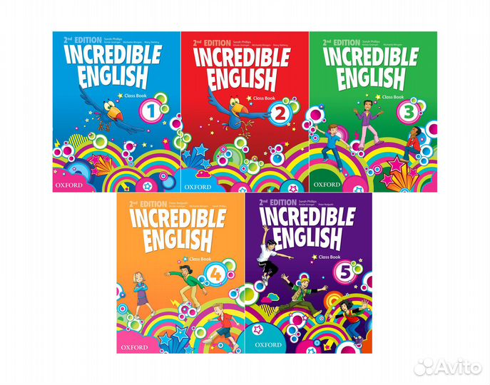 Incredible english 1, 2, 3, 4, 5 (Второе издание)