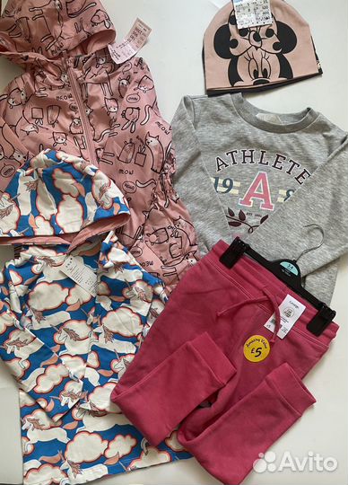 Вещи пакетом на девочку 98 104
