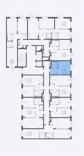 Квартира-студия, 21,6 м², 8/17 эт.