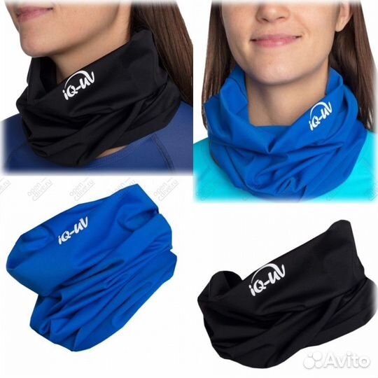 Лайкровый шарф-труба Scarf-tube Uv 300+ Black
