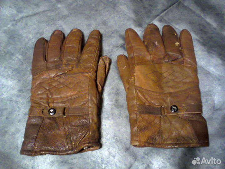 Перчатки кожаные для рукоделия