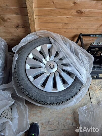 Колеса 205 55 16 зимние 4штуки