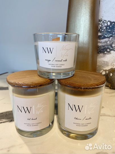 Свечи из соевого воска