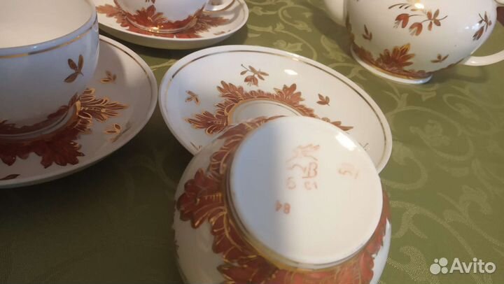 Сервиз чайный Вербилки,новый