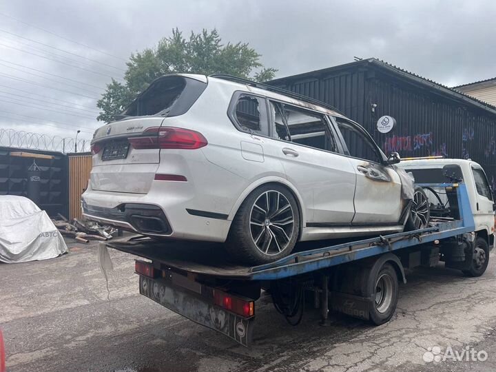 BMW X7 3.0 AT, 2020, битый, 62 000 км