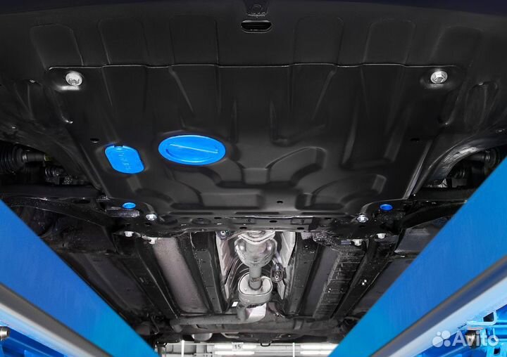 Защита картера и кпп Hyundai Solaris/Kia Rio