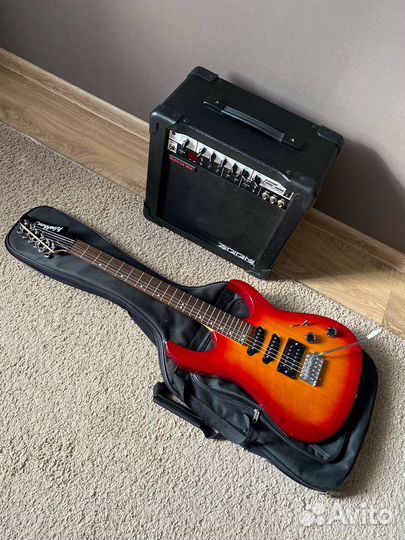 Электрогитара Washburn + комбоусилитель