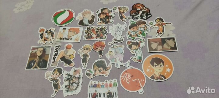 Наклейки по аниме