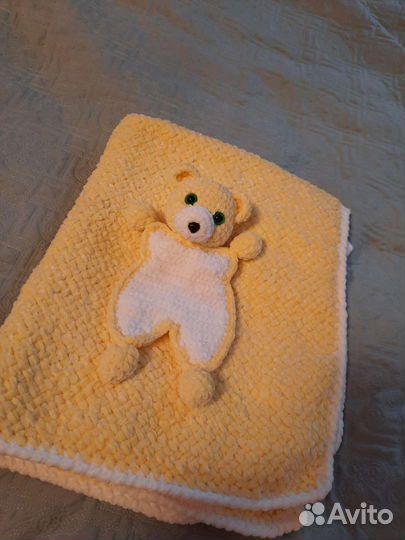 Мягкая игрушка с пледом