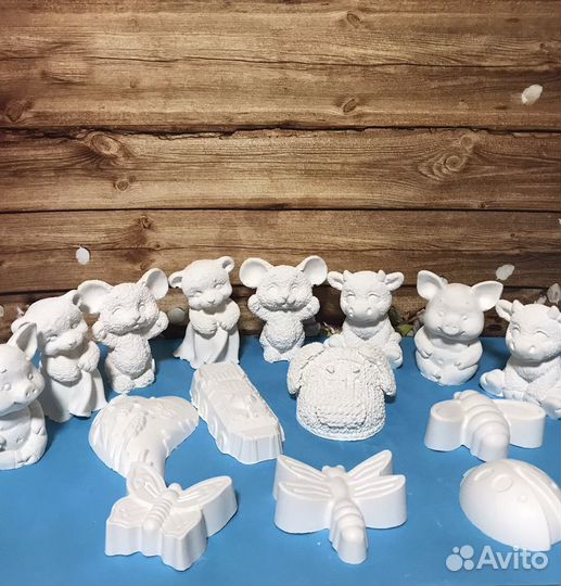 Фигурки из гипса