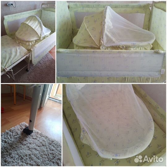 Детская кроватка с люлькой