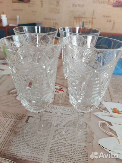 Хрустальные фужеры