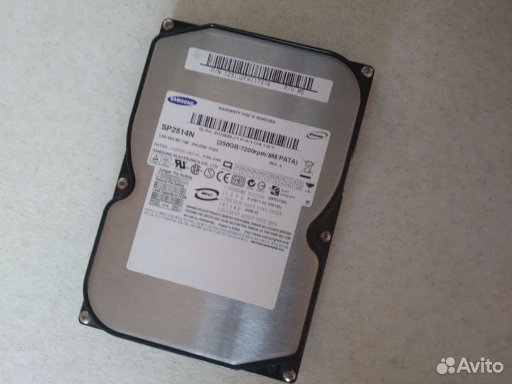 Жесткий диск PATA ide 250gb