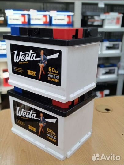 Аккумулятор на автомобиль Westa black 60ah низкая