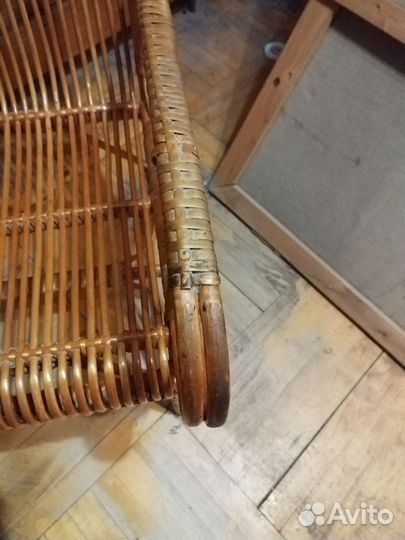 Кресло из ротанга плетёное