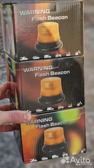 Проблесковый маяк 12-24 вольта, мигалка, маячок