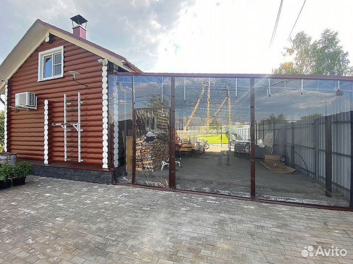 Мягкие пвх окна на беседку