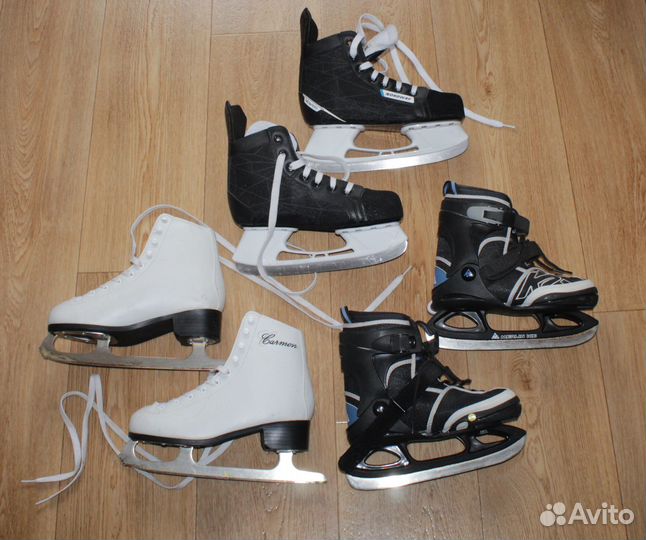 Коньки - фигурные - хоккейные