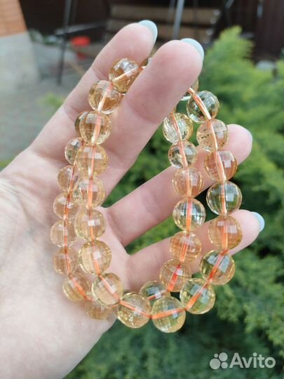 Цитрин натуральный 10 мм