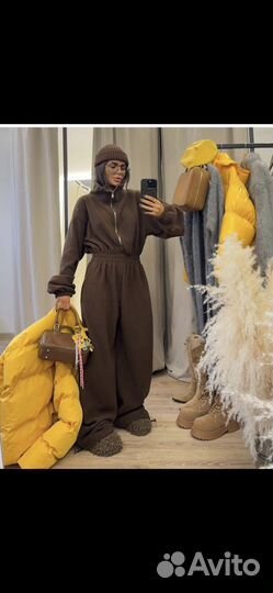 Флисовый комбинезон