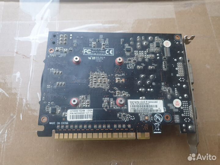 Видеокарта gtx 650
