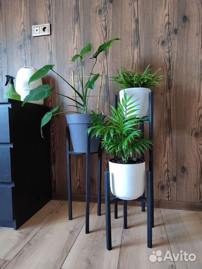 Подставка для цветов в стиле лофт