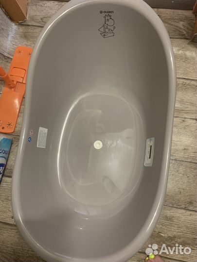 Детская ванночка с термометром