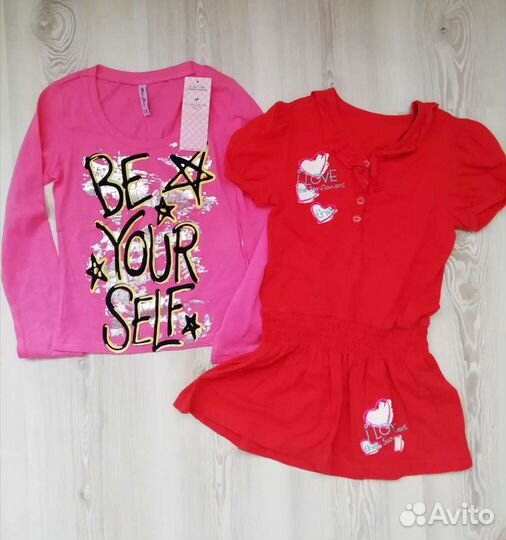 Комплект одежды на девочку 128