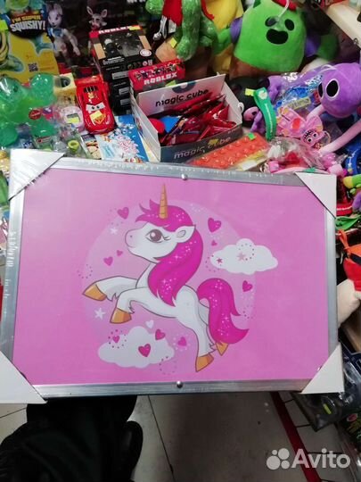 Чемодан единорог набор для рисования