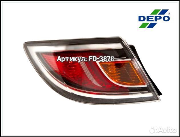 Mazda 6 2 поколение фара задняя левая