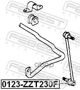 Тяга стабилизатора 0123-ZZT230F 0123-ZZT230F