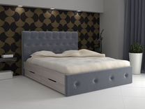 Кровать двухспальная 160 см с ящиками