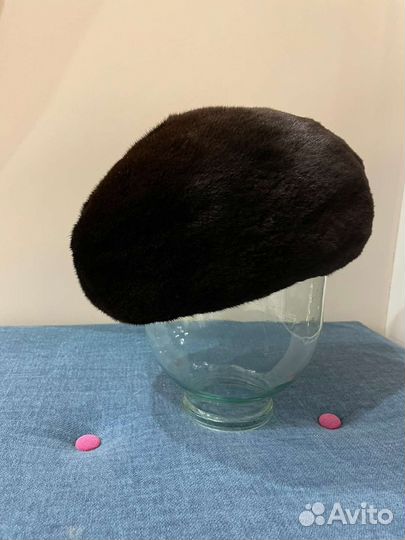 Женский норковый берет