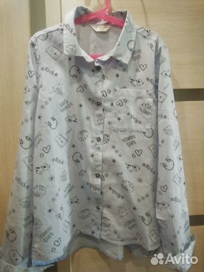 Рубашка школьная для девочки