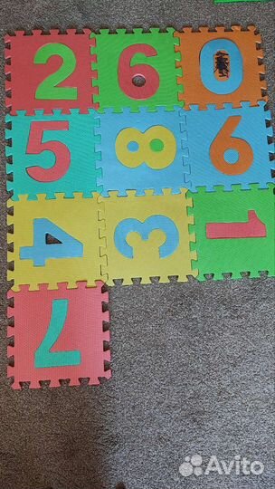 Детский коврик пазл для ползания